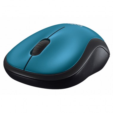 MOUSE LOGITECH M185 WIRELESS BLUE (2)